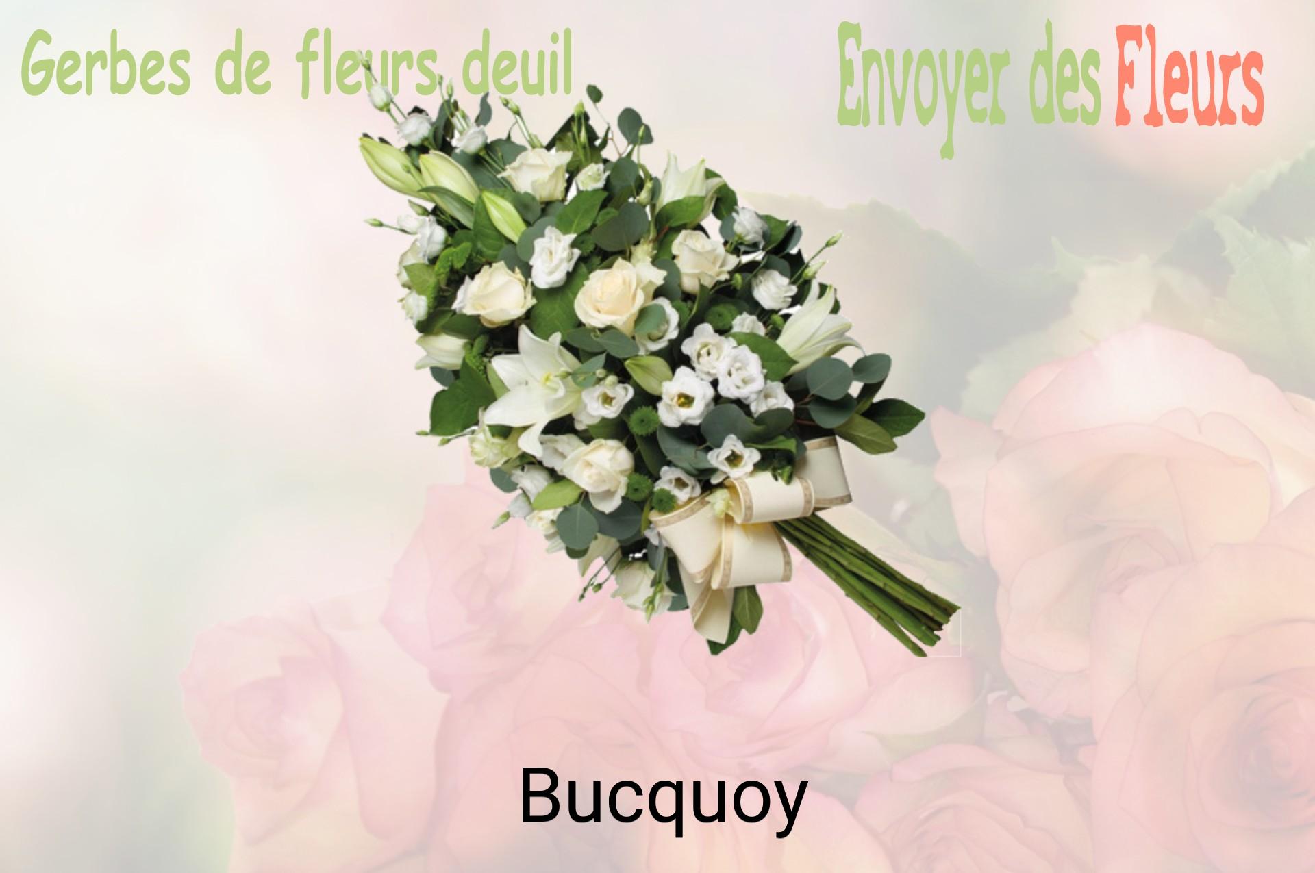 Gerbe de fleurs de deuil livrée à Bucquoy
